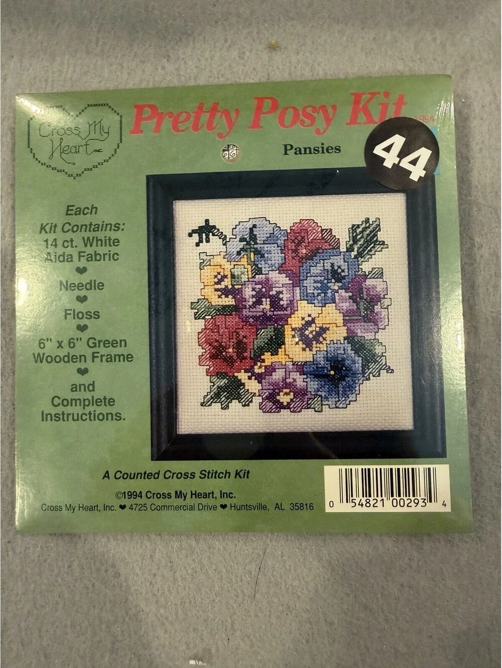 Lot Of 7 Cross Stitch Flower Theme Kits New Sealed